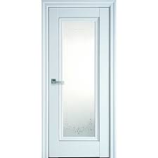 Межкомнатные двери с белым стеклом