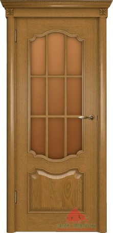 Двери Белоруссии Межкомнатная дверь Престиж ПО с решеткой, арт. 2002