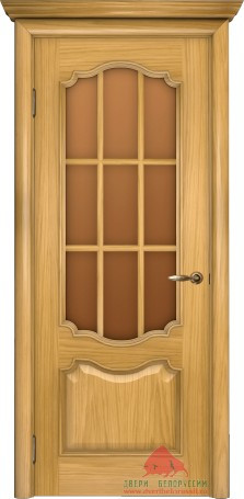 Двери Белоруссии Межкомнатная дверь Престиж ПО с решеткой, арт. 2008