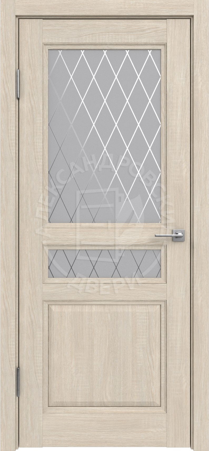 Александровские двери Межкомнатная дверь Каролина ПО Ромб, арт. 12324 - фото №1