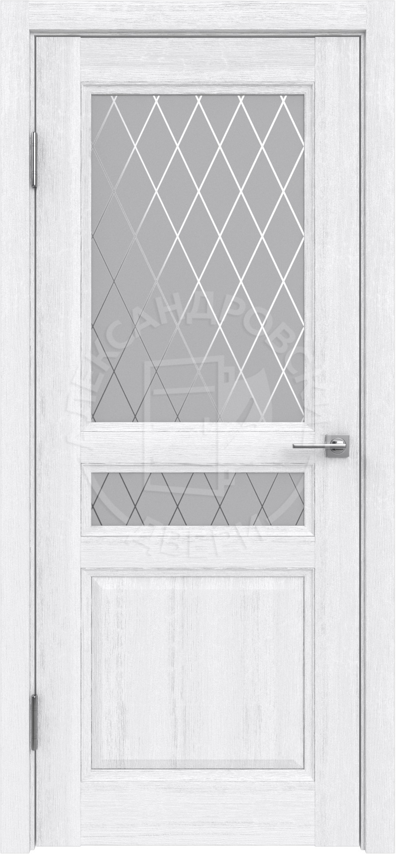 Александровские двери Межкомнатная дверь Каролина ПО Ромб, арт. 12383 - фото №6