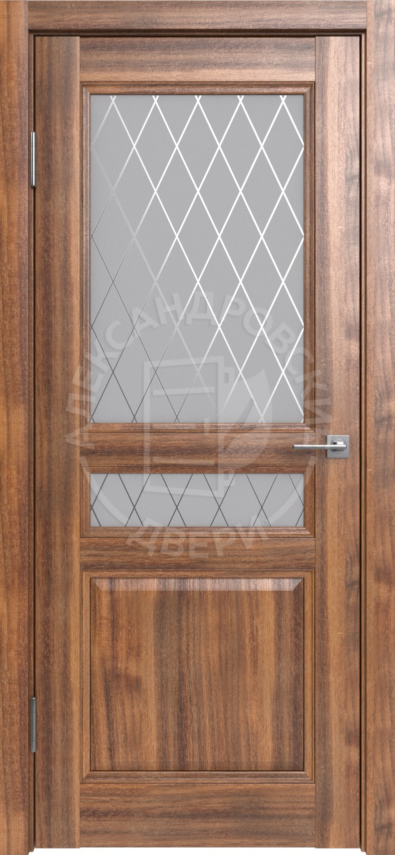 Александровские двери Межкомнатная дверь Каролина ПО Ромб, арт. 12383 - фото №3