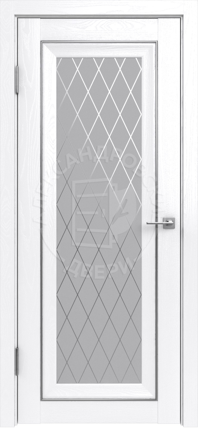 Александровские двери Межкомнатная дверь Ясмина ПО Ромб, арт. 12408 - фото №1