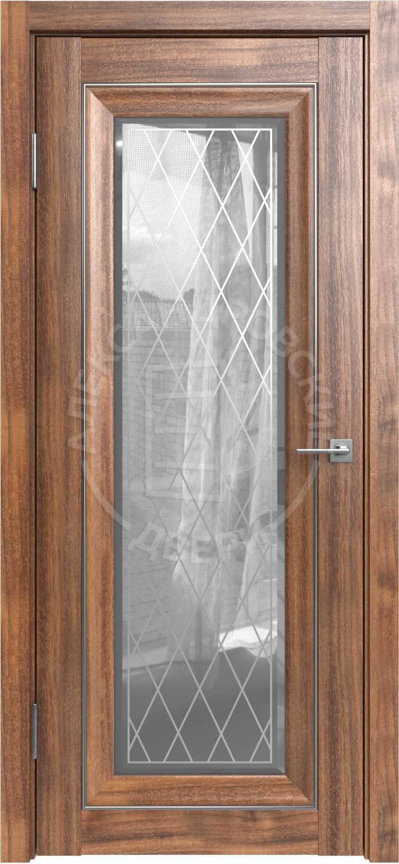 Александровские двери Межкоматная дверь Ясмина ПО Зеркало, арт. 12409 - фото №3