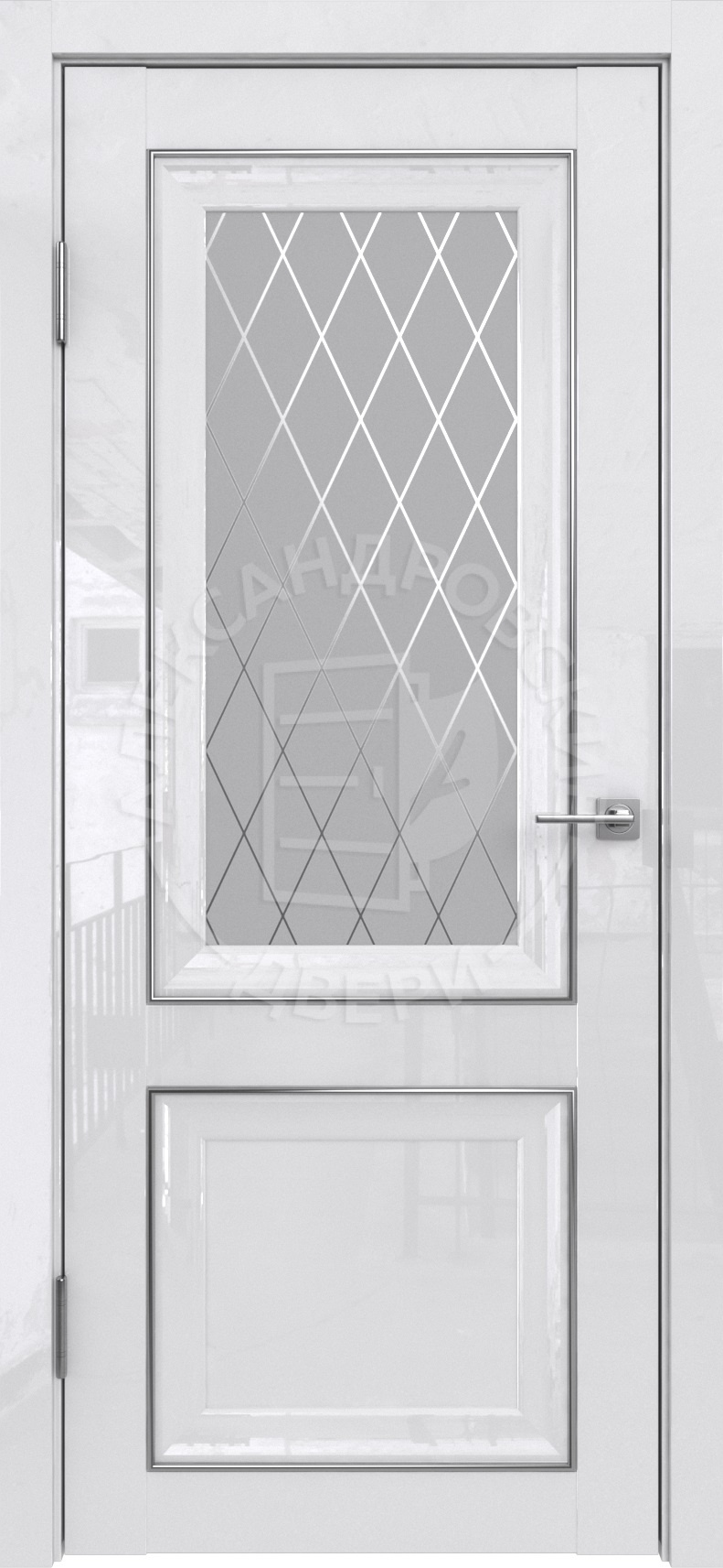 Александровские двери Межкомнатная дверь Ясмина 2 ПО, арт. 12411 - фото №6