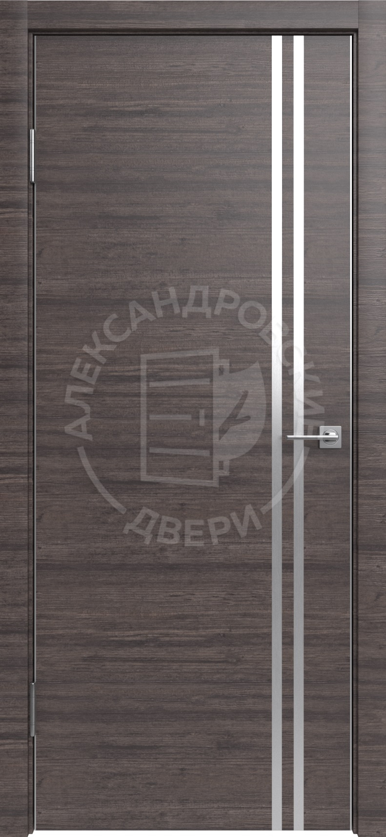 Александровские двери Межкомнатная дверь ALUM 2 молдинг, арт. 12439 - фото №3