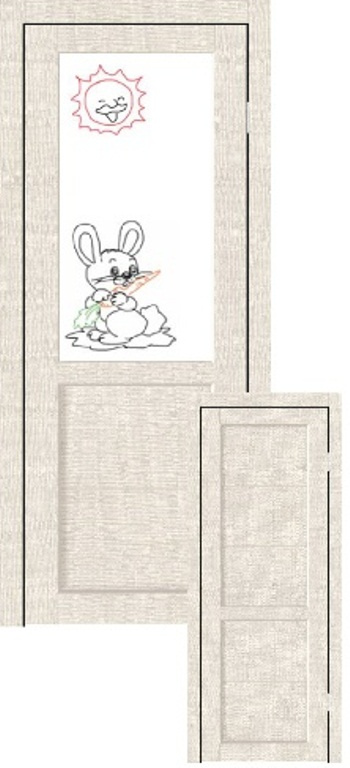 Синержи Межкомнатная дверь Венеция с меловой/маркерной доской с 1й стороны, арт. 20053 - фото №1