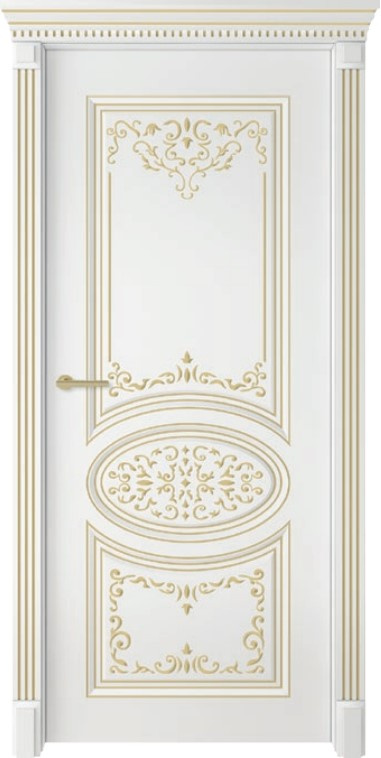 Гармония Межкомнатная дверь Венеция с патиной ПГ, арт. 21593 - фото №1
