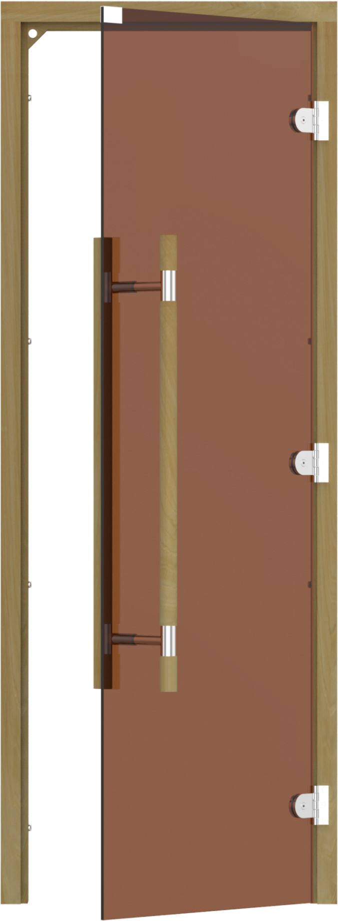 SAWO Межкомнатная дверь 7/19 бронза, правая, 741-3SGD-R, арт. 24487 - фото №1