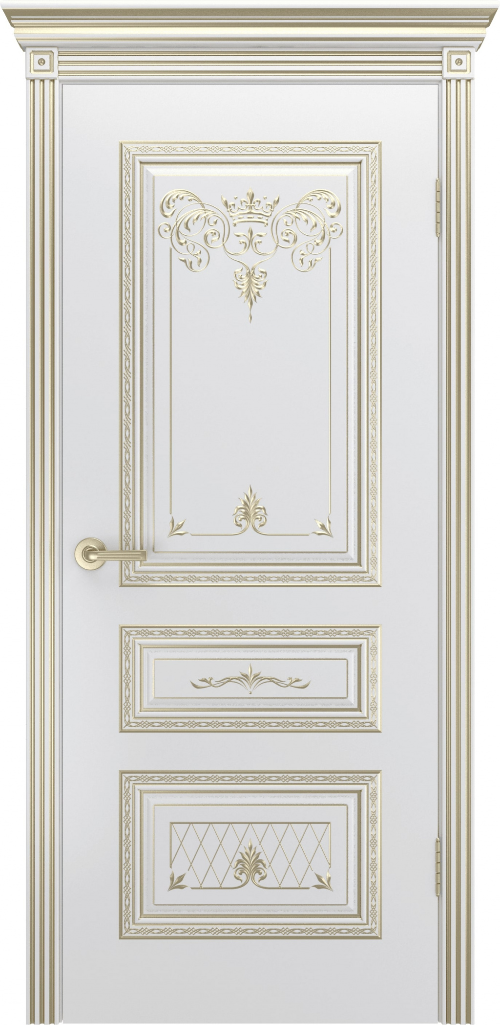 Олимп Межкомнатная дверь Трио Корона В3 ПГ, арт. 9505 - фото №1