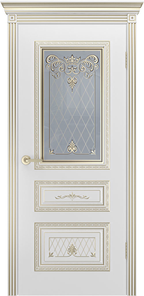 Олимп Межкомнатная дверь Трио Корона В3 ПО 2, арт. 9506 - фото №1