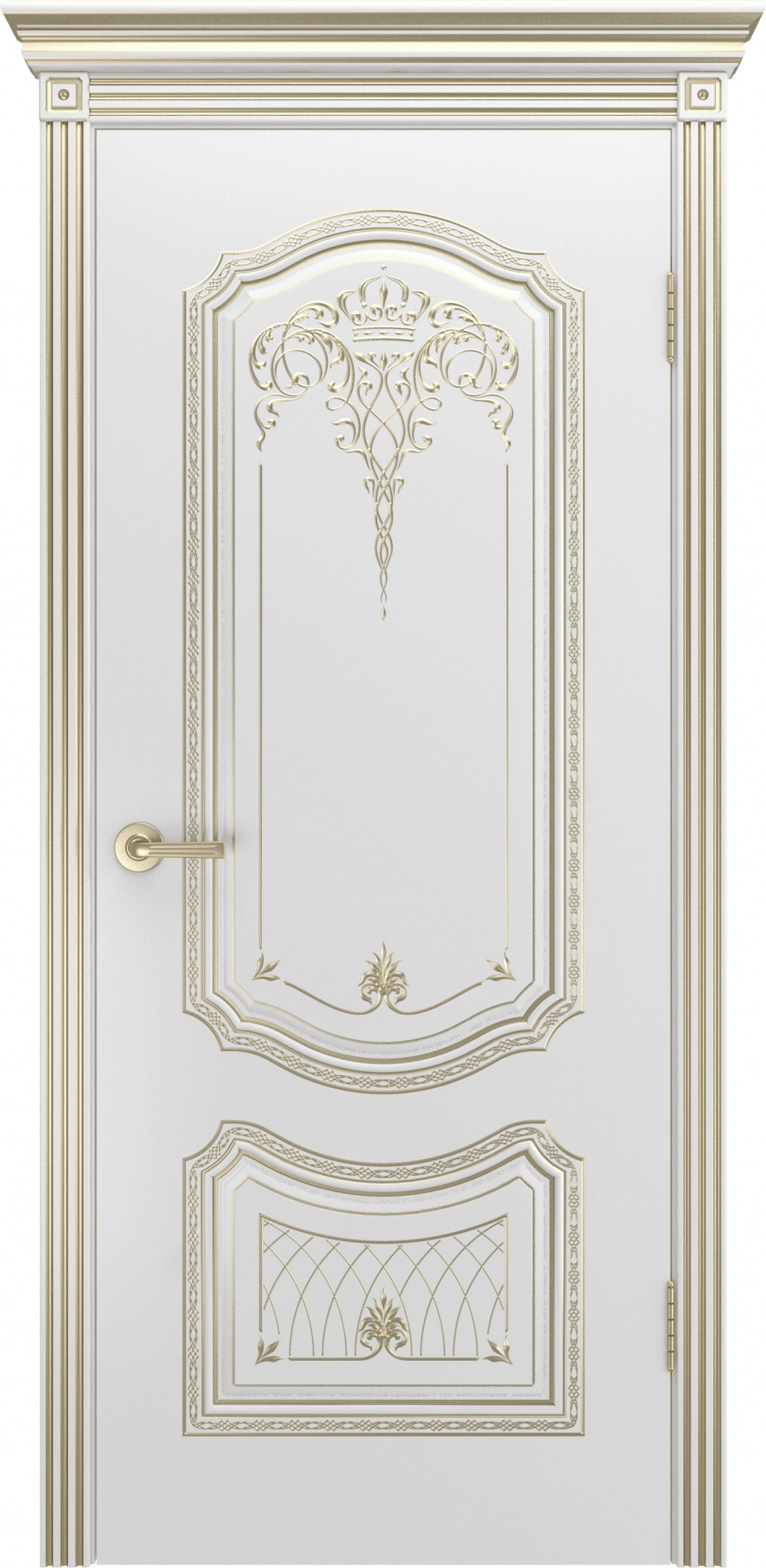 Олимп Межкомнатная дверь Соло Корона В3 ПГ, арт. 9509 - фото №1