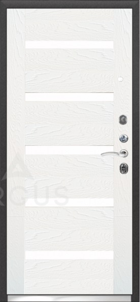 Аргус Входная дверь Люкс 3КМ Александра белый, арт. 0002098 - фото №3