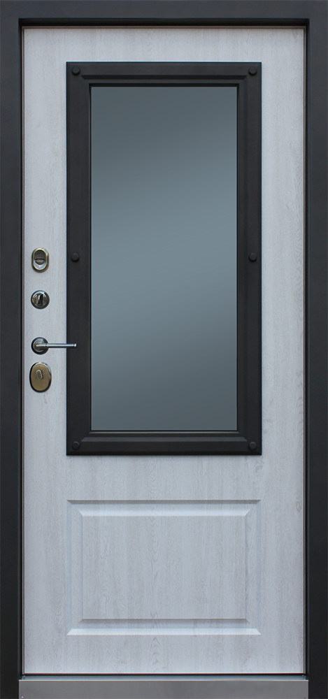 Дверной стандарт Входная дверь Аляска со Стеклопакетом, арт. 0005262 - фото №1